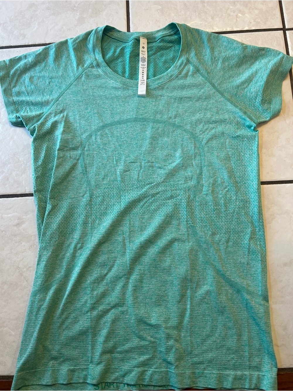 lululemon athletica Short Sleeve Tee - Teal Green